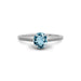 Aquamarine Sterling Silver Ring R28