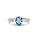 Aquamarine Sterling Silver Ring R42