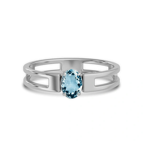Aquamarine Sterling Silver Ring R45