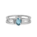 Aquamarine Sterling Silver Ring R45