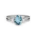 Aquamarine Sterling Silver Ring R46
