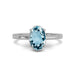 Aquamarine Sterling Silver Ring R48