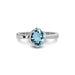 Aquamarine Sterling Silver Ring R54