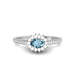 Aquamarine Sterling Silver Ring R55