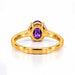 Amethyst Gold Ring R54