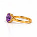 Amethyst Gold Ring R54