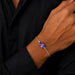 Amethyst Silver Rakhi Bracelet - RK-1AM