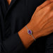 Amethyst Silver Rakhi Bracelet - RK-3AM