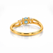 Aquamarine Gold Ring R1