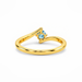 Aquamarine Gold Ring R2