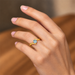 Aquamarine Gold Ring R2