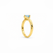 Aquamarine Gold Ring R2