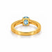 Aquamarine Gold Ring R3