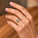 Aquamarine Gold Ring R3