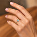 Aquamarine Gold Ring R4