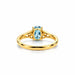 Aquamarine Gold Ring R6