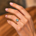 Aquamarine Gold Ring R6