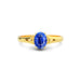 Blue Sapphire Gold Ring R6