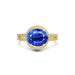 Blue Sapphire Gold Ring R11