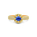 Blue Sapphire Gold Ring R30