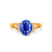 Blue Sapphire Gold Ring R52