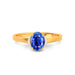 Blue Sapphire Gold Ring R54