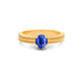 Blue Sapphire Panchdhatu Ring R3