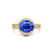 Blue Sapphire Panchdhatu Ring R11