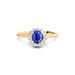 Blue Sapphire Panchdhatu Ring R35