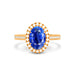Blue Sapphire Panchdhatu Ring R40