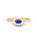 Blue Sapphire Panchdhatu Ring R55