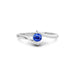 Blue Sapphire Platinum Ring R2