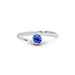 Blue Sapphire Platinum Ring R8