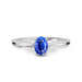Blue Sapphire Platinum Ring R47