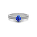 Blue Sapphire Sterling Silver Ring R3