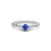 Blue Sapphire Sterling Silver Ring R25