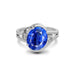 Blue Sapphire Sterling Silver Ring R26