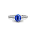 Blue Sapphire Sterling Silver Ring R28