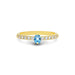 Blue Topaz Gold Ring R20