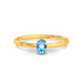 Blue Topaz Gold Ring R39