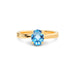 Blue Topaz Panchdhatu Ring R16