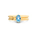 Blue Topaz Panchdhatu Ring R24