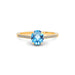 Blue Topaz Panchdhatu Ring R28
