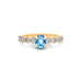 Blue Topaz Panchdhatu Ring R29