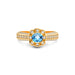 Blue Topaz Panchdhatu Ring R30