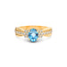 Blue Topaz Panchdhatu Ring R31