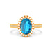 Blue Topaz Panchdhatu Ring R40