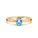 Blue Topaz Panchdhatu Ring R43