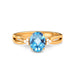 Blue Topaz Panchdhatu Ring R46
