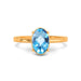 Blue Topaz Panchdhatu Ring R48